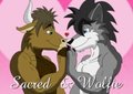 Sacred and Wolfie - Couple Badge!