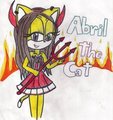 Abril the Cat in fancy dress