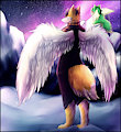 Angel fox [ Commission ]