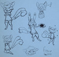 [Sketchdump] Female Meowstic