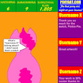 Pinkie Pie Visits PonyArt.com Profile (Redrawn)