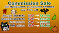 Commission Sale