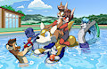 Pool PARTY! By Blankie