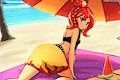 Sunset Shimmer Day at the Beach