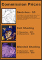 Commission Price Sheet October 2017