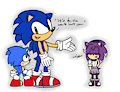 Classic Sonic's Shyness~
