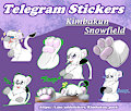 [Telegram Stickers] Kimbakun Snowfield by LunaMuenster