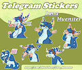 [Telegram Stickers] Luna Muenster by LunaMuenster