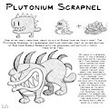Inklatey-tober: Plutonium Scrapnel Design Spitballing