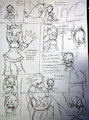 Amy x Bernadette story comic test page by EmbertheArtist