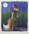 Toony Fox by PepperberryMutt