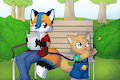 A walk in the Park join badges by Fang the fox