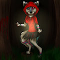 Little Red Riding Werewolf by CrystalWolfDarkness