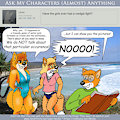 Ask My Characters - Have the girls ever had a wedgie fight? by Micke