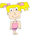 Angelica Pickles in her Pink Swimsuit by TommyPicklesfan1992