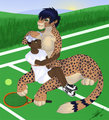 Chakat Tennis Gone Wrong by aynblackfox