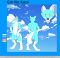 GinNoKaze the Skywolf (Anthro form) by GinNoKaze