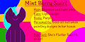 My OC Pony Mint Berry Swirl Bio