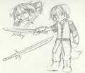Comic Character Sketch: Riley