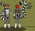 Naked Michael Ringtail by Craftyandy