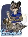 Snowycub cutout badge