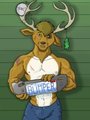 Bumper the Deer Badge, by Beachfox