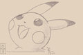 Livestreaming Traditional Sketches - Pikachu