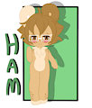 Ham-Ham Chibi Badge