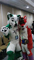 Random white and green Foxy at FurPoc