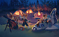 Camping adventure by Thayrustback