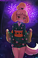 Fireworks with Isabelle by lumineko