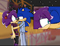 Sonic and Kira's First Kiss~