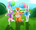 Balloons for Bunnies - ConejoBlanco