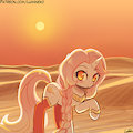 Speed Paint - Sahara Sunset by lumineko