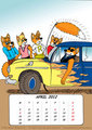 Fox Calendar 4: April 2012