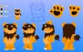 Tangui the lion sheet by Toxicoow