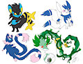 Meowstic and snake hybrids