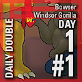 Daily Double 1 #1: Bowser/Windsor Gorilla