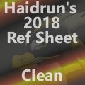 Haidrun's 2018 Reference Sheet (Clean)
