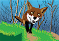 Fox in forest