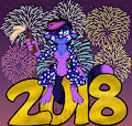 Happy 2018! by GalaxyCheetah