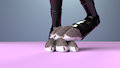 Judy latex purple turnaround (Animated) paws