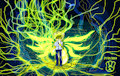 Izuma-Lightning battle form by Dcatkuro