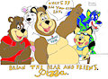 brian the bear and friends by Teddybear21plus