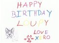 Loupy B-Day by xerotigercat