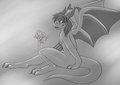 Relaxed dragon .:Gift:. by WolfLady
