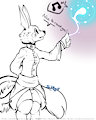 Shaking hands with a wisp by SerendipityKitty