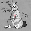 a heart a heart-