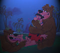 Fred Flintstone Tickle: Bear-Napped! by KnightRayjack