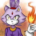 Blaze the cat. by Angielori